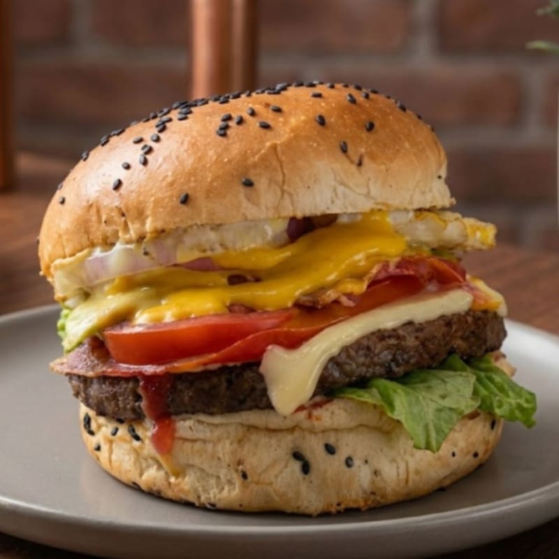 Hamburguesa BBQ Burger con Tocino Dorado