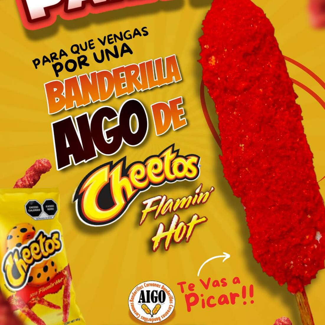 Cheetos Flamin Hot (Salchi-Queso)