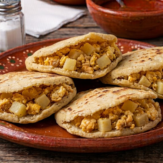 Gorditas Huevo con Papas