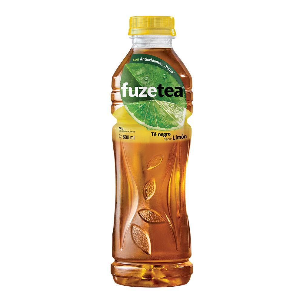 Botella 600 Ml Fuze Tea (te Negro de Limon)