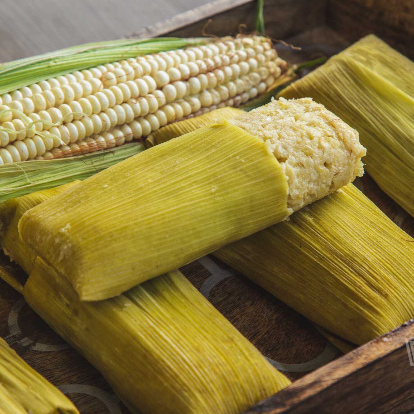 Tamal de Elote Dulce
