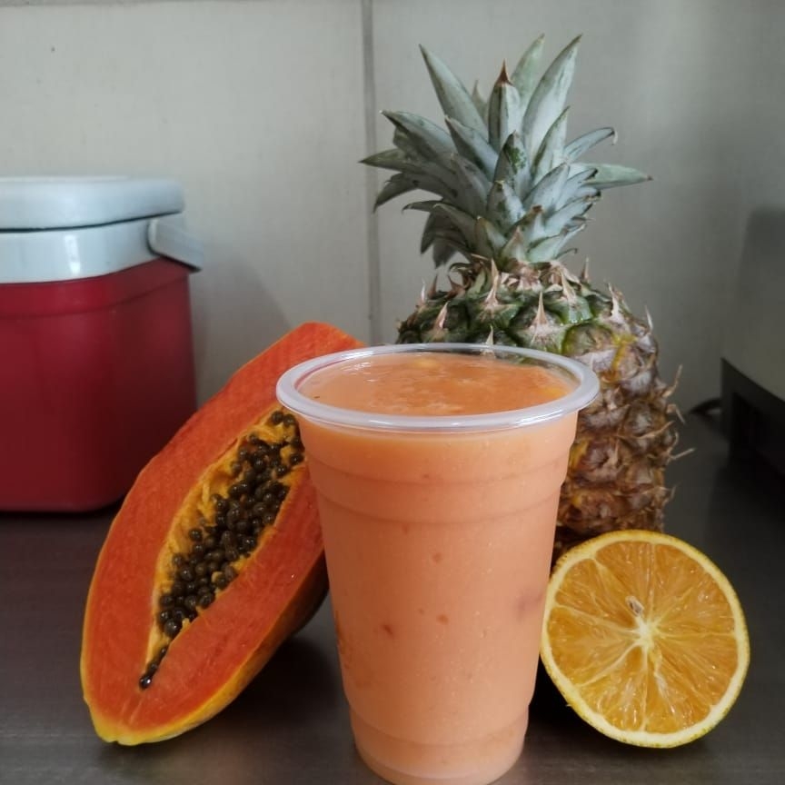 Mix Piña, Naranja, y Papaya