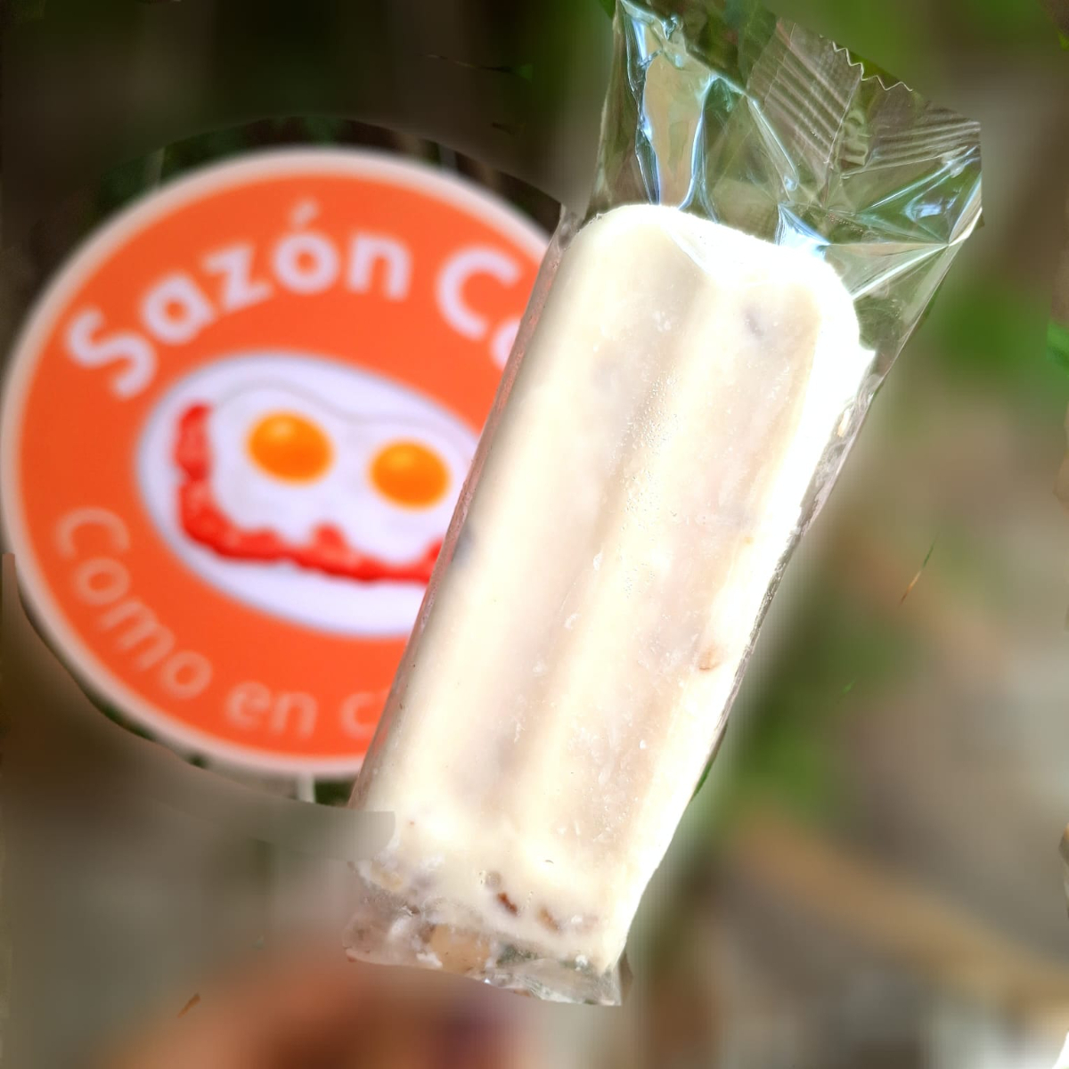Paleta de Hielo Cremosa Sabor Nuez