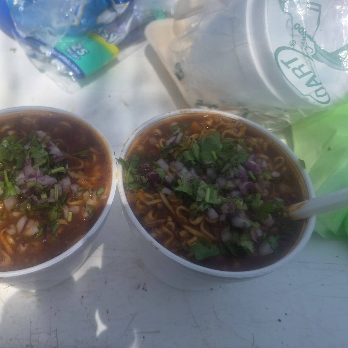 Maruchan con Birria