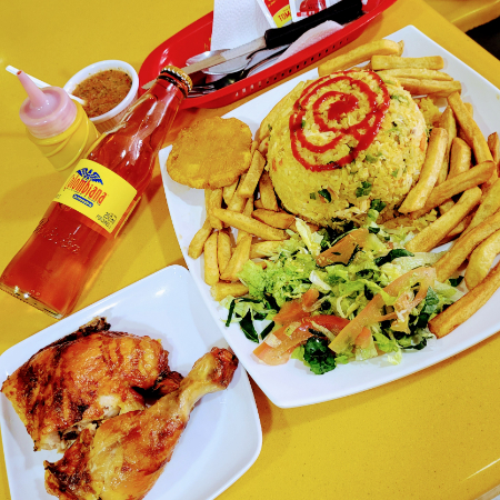 Combo 6 Arroz con Pollo, Un Cuarto de Pollo