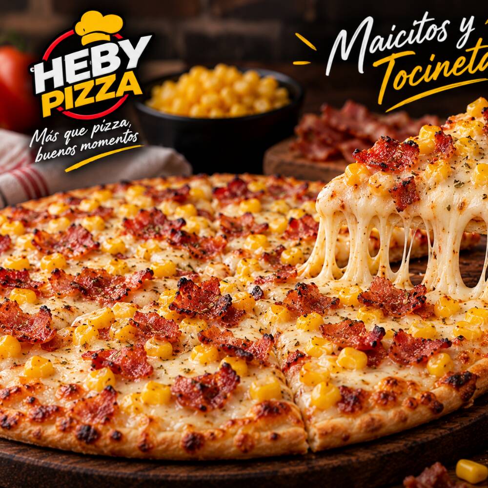 Pizza 4 Porciones Maicitos