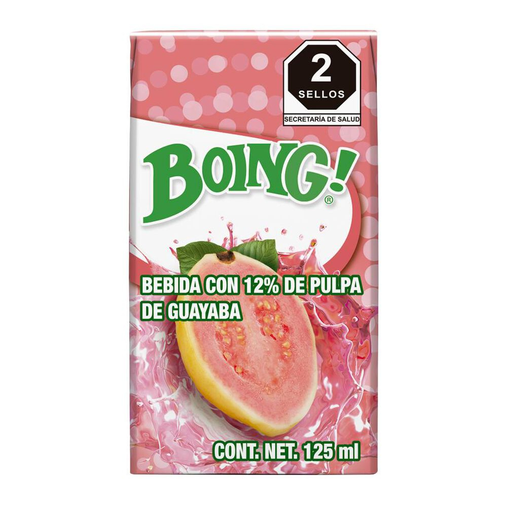 jugo boing sabor guayaba