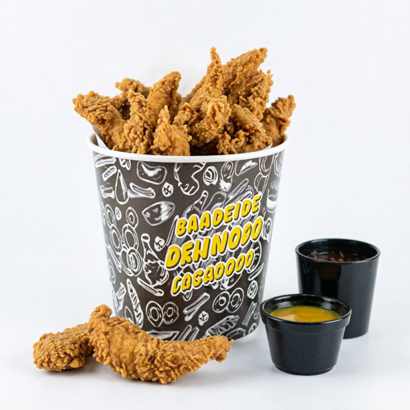 Filé de frango em tiras frito ( aproximadamente 900gr) Não Acompanha Molho!!!