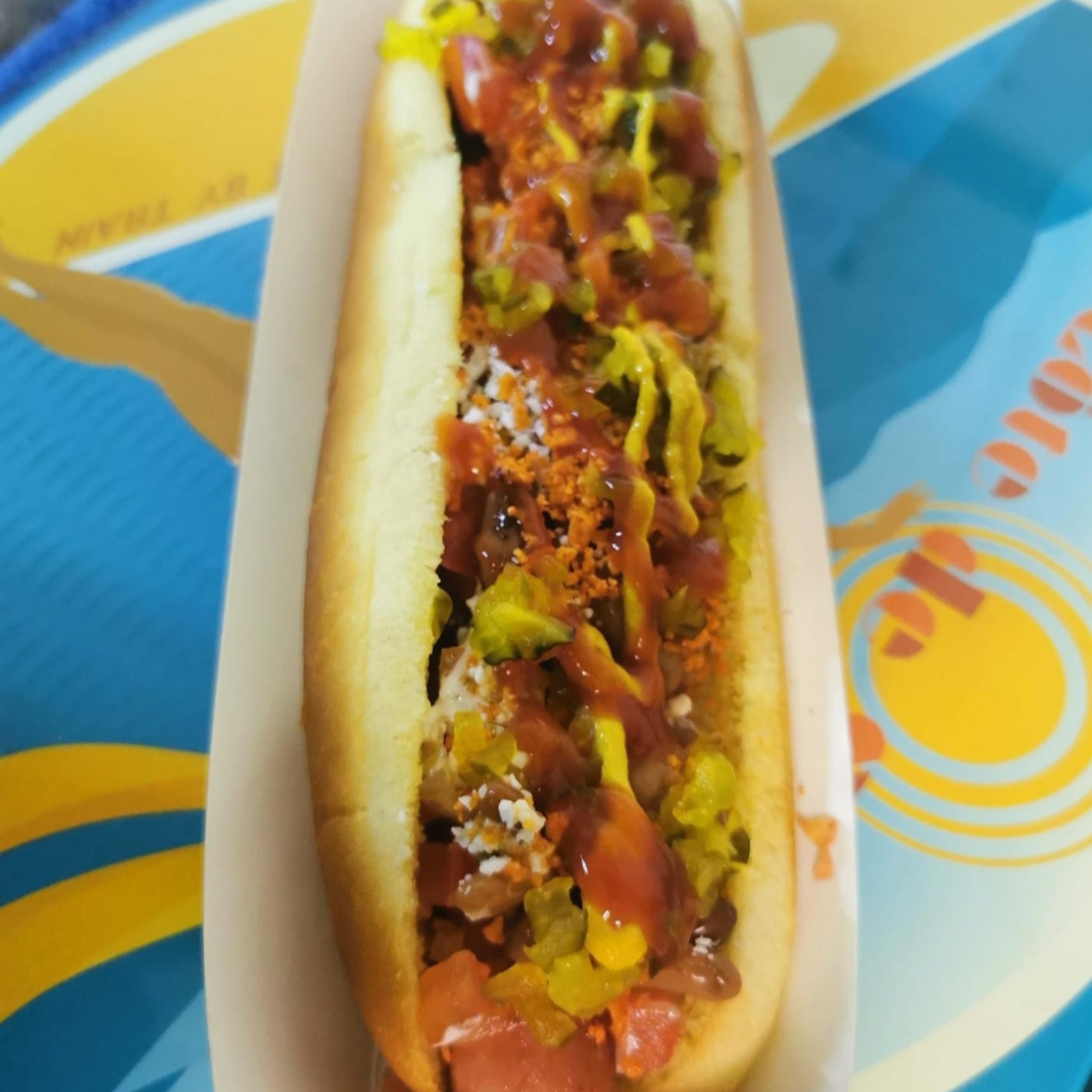 Hotdog Grande Hawaiano
