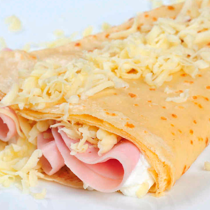 CREPA CHAMPIÑONES & MANCHEGO & JAMON