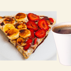 Combo Crepa Cajeta + Café