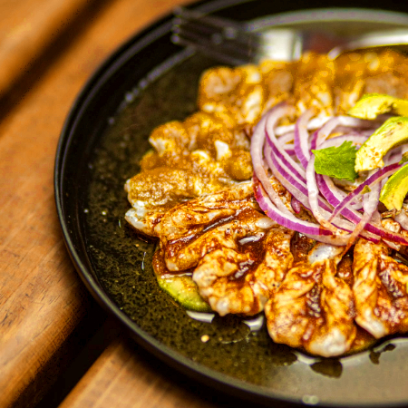 Plato de Aguachile Negro