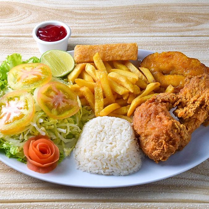 Bandeja Pollo Broaster