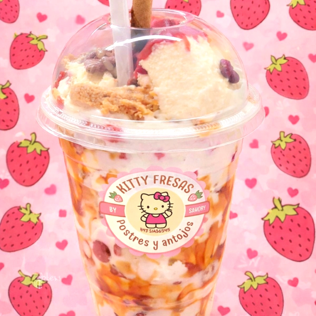 Fresas con crema y pay