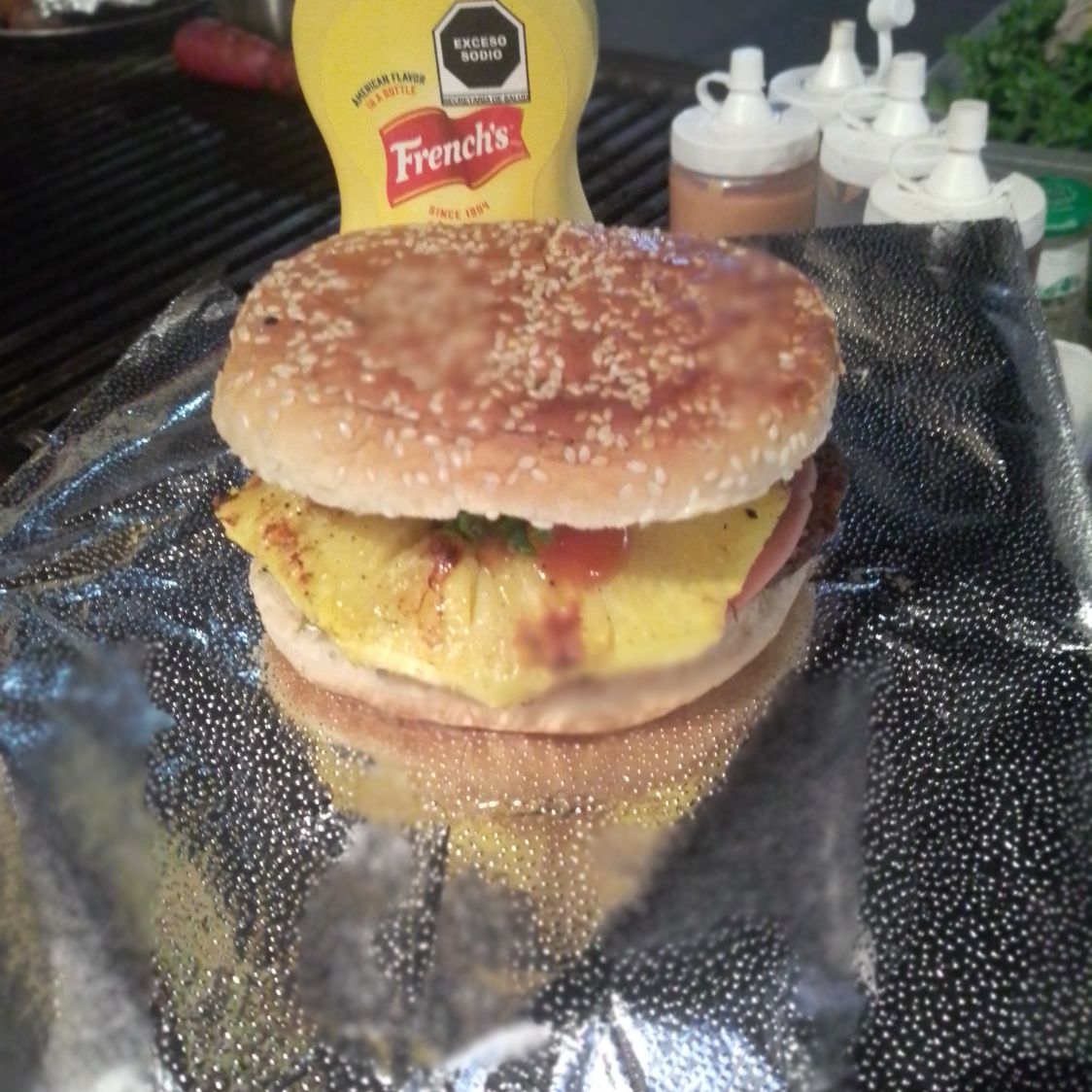 Hamburguesa Hawaina