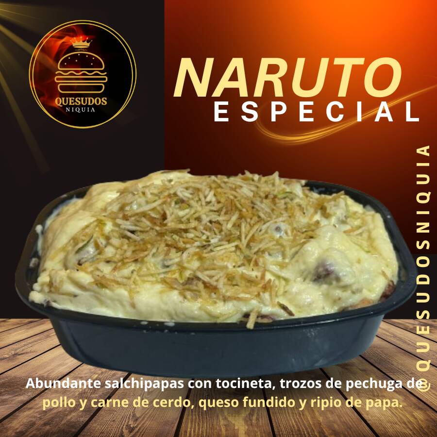 Naruto Epecial grande 3 personas