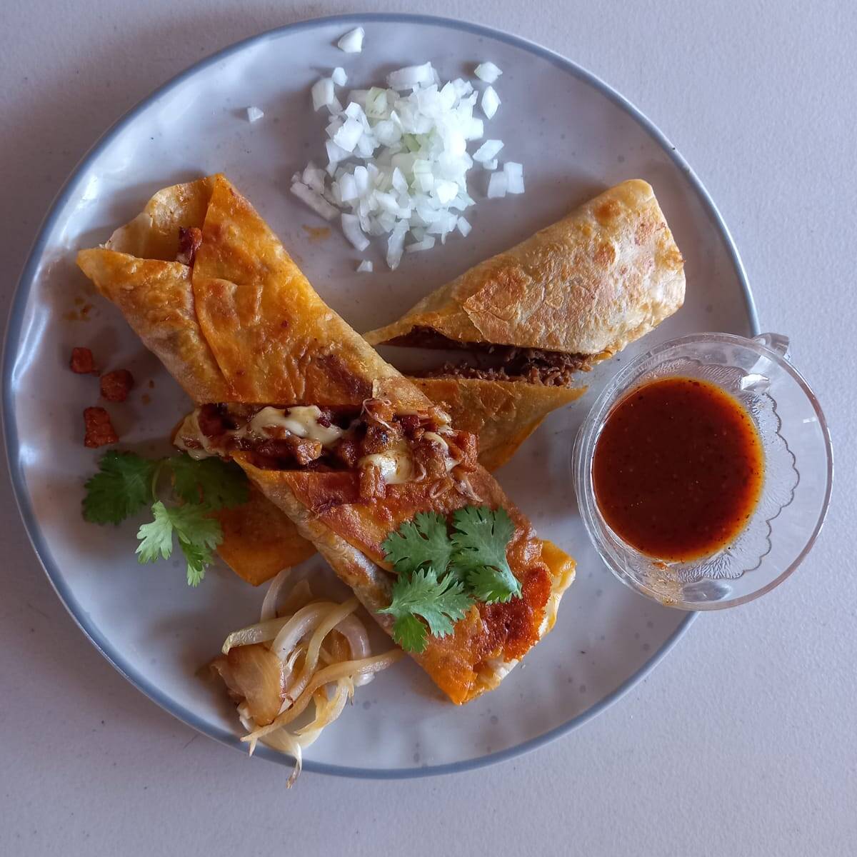 Burrito de Barbacoa con Queso