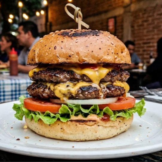Hamburguesa la Doble
