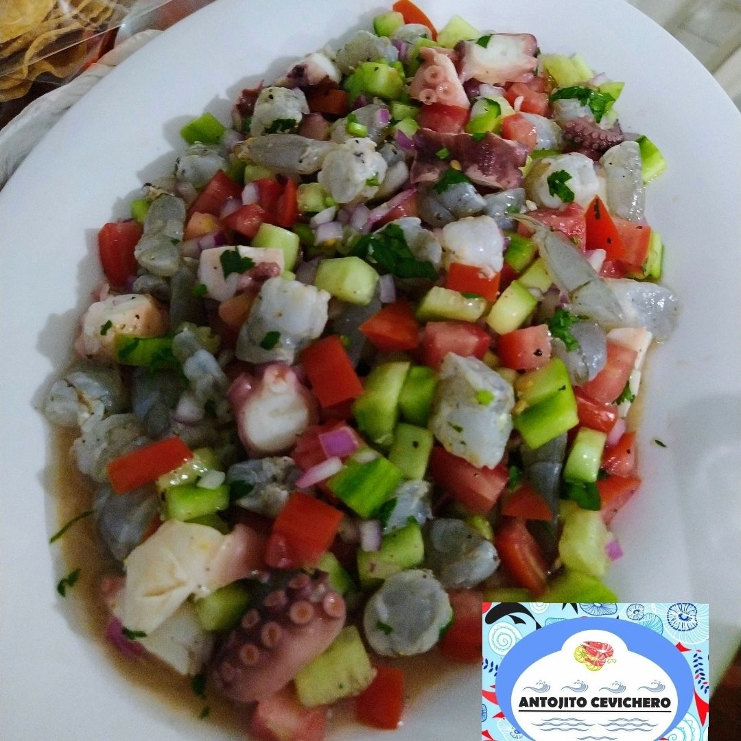 Ceviche de Camarón y Pulpo Litro