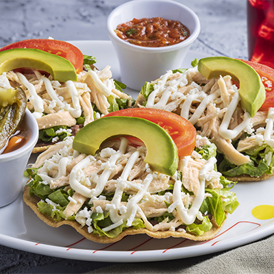 Tostadas de Pollo