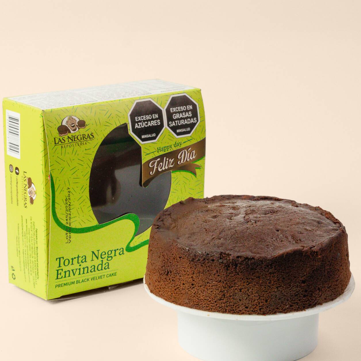 Torta Negra Envinada 12 Porciones