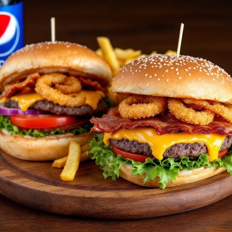 2x1 Combo Aroburger +Papas Francesas+ Bebida