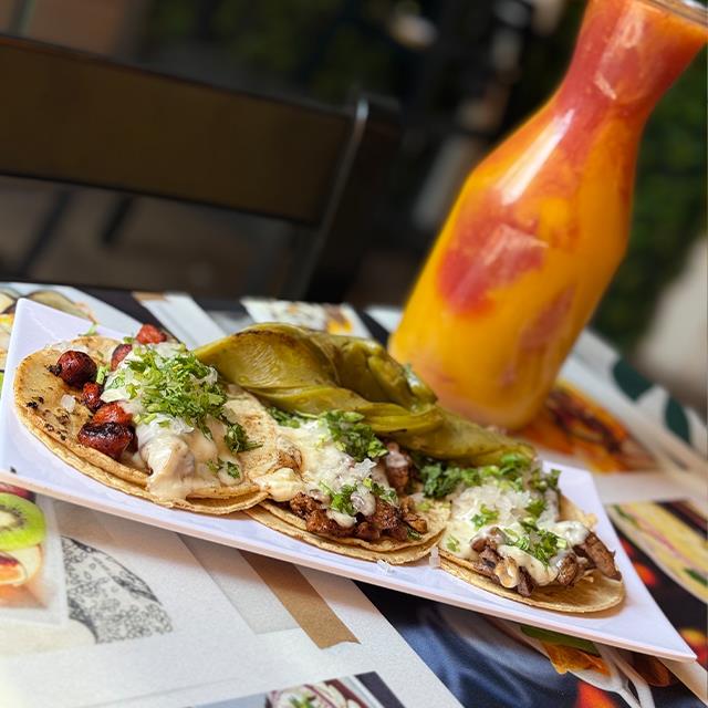 TACO DE ARRACHERA C QUESO
