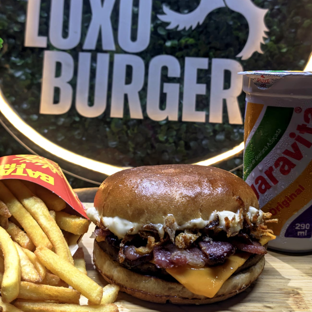 1 Bife de Hambúrguer ,1 Queijo ,Bacon ,cebola Crispyn e molho Especial ,