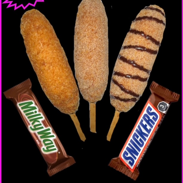 Banderilla coreana de snicker o milky wey