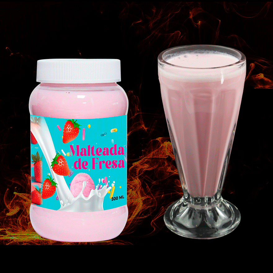 Malteada De Fresa 500 ml