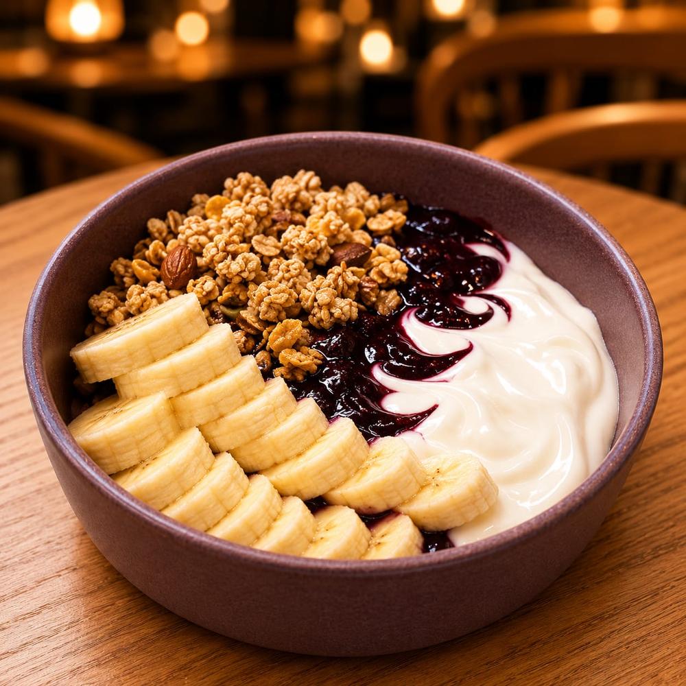 Bowl Acai, granola y banano