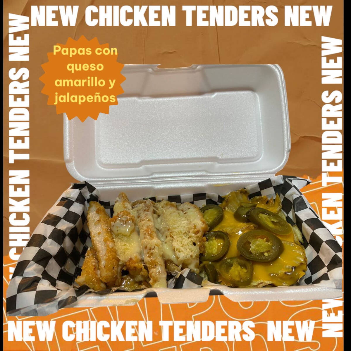 Chicken Tenders con papas