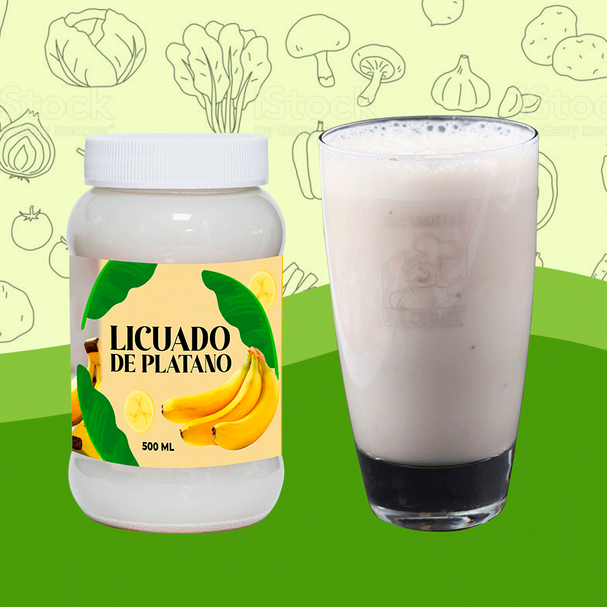 Licuado Platano 500 ml