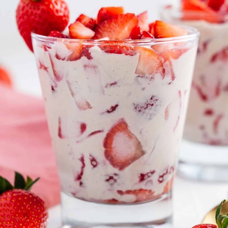 Fresas machacadas