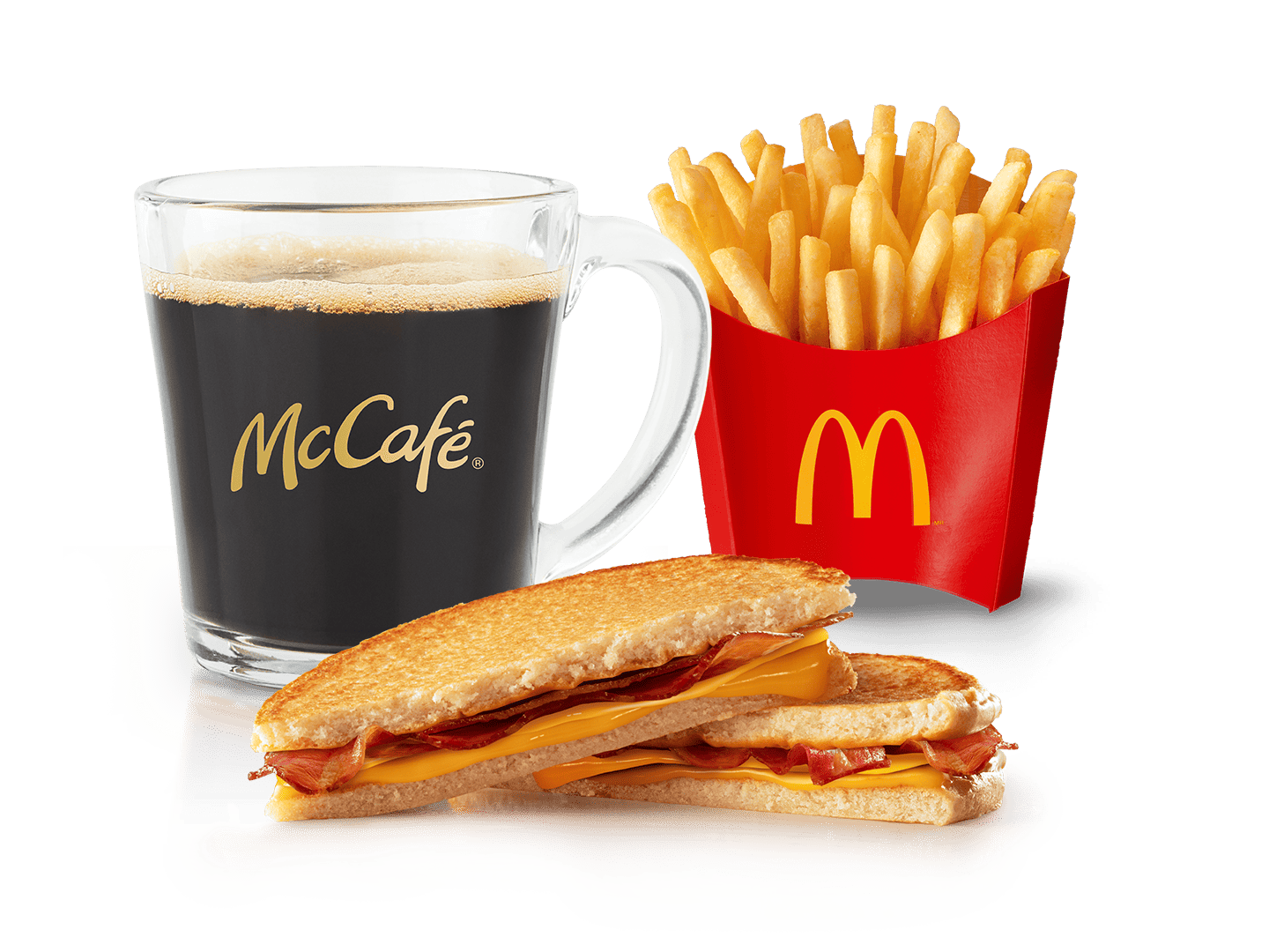 Combo Tocino y Queso con café
