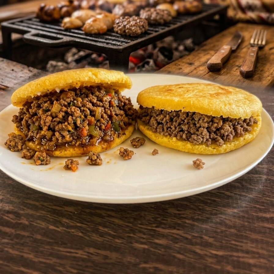 Gordita De Carne Molida.