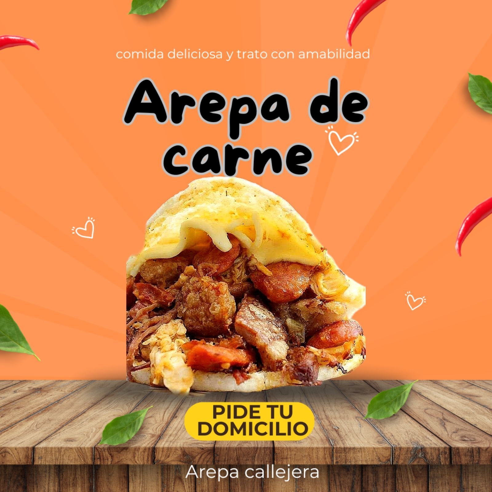 Arepa de Carne
