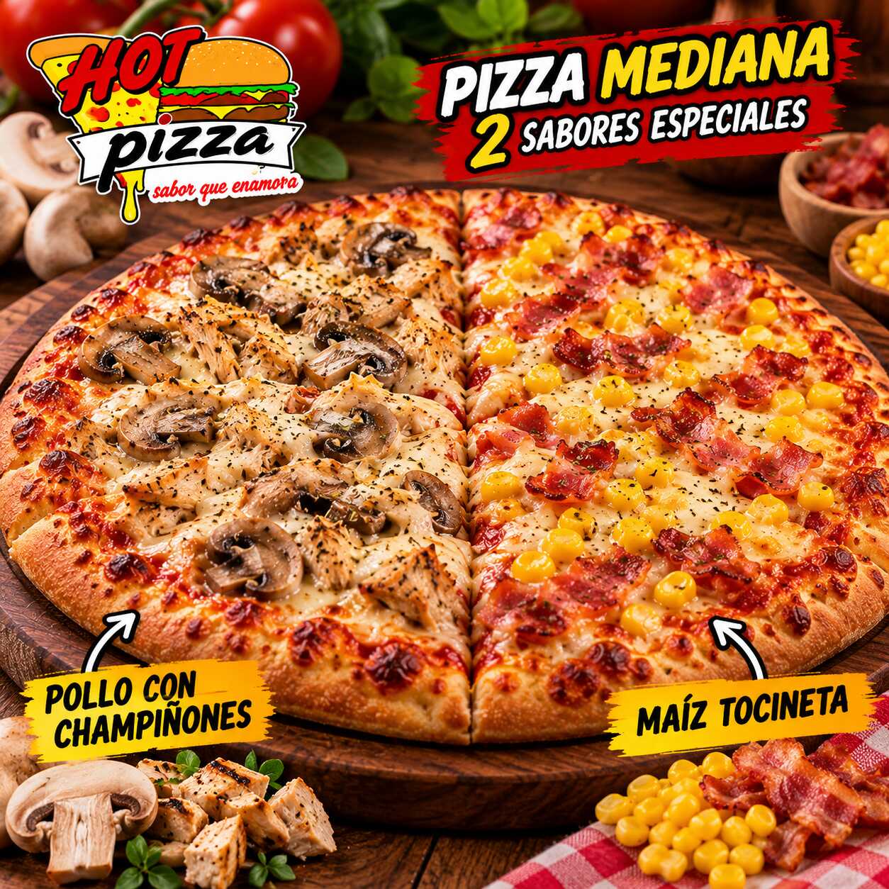 PIZZA ESTOFADA