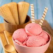 Helado de Fresa