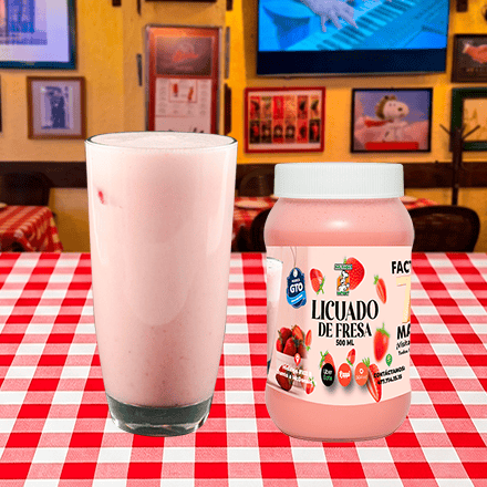 Licuado de Fresa 500 ml