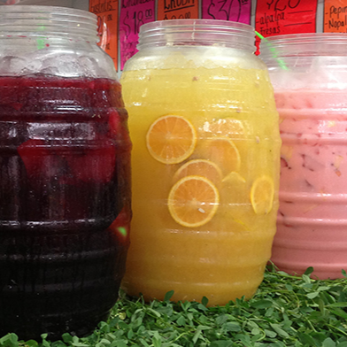 Agua fresca de litro