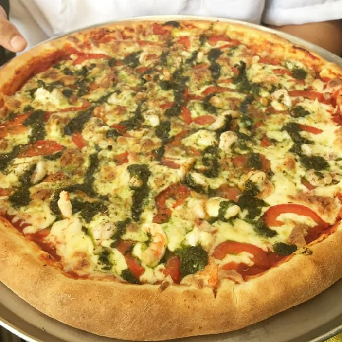 Pizza de Camarón 14"