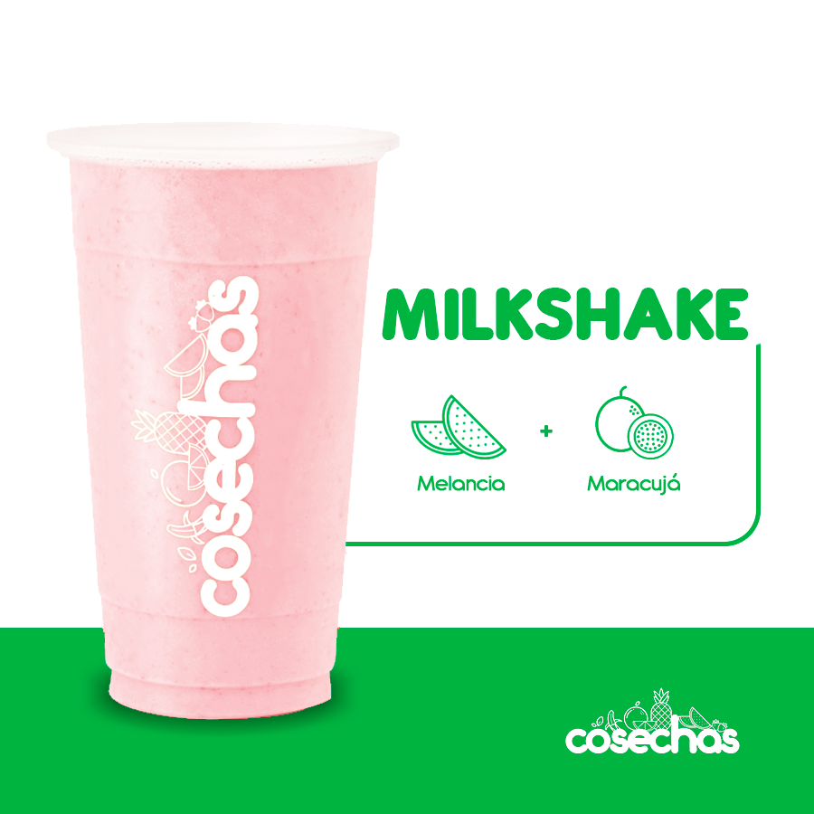 A suavidade da melancia se encontra com o toque marcante do maracujá, criando uma bebida cremosa com sabor equilibrado e refrescante.