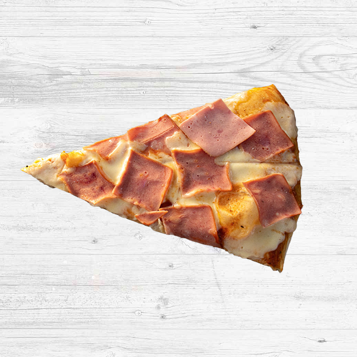 Porción Pizza Jamón y Queso