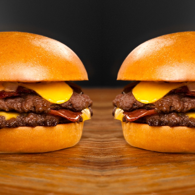 2x1 Angus double smash bacon cheese burger