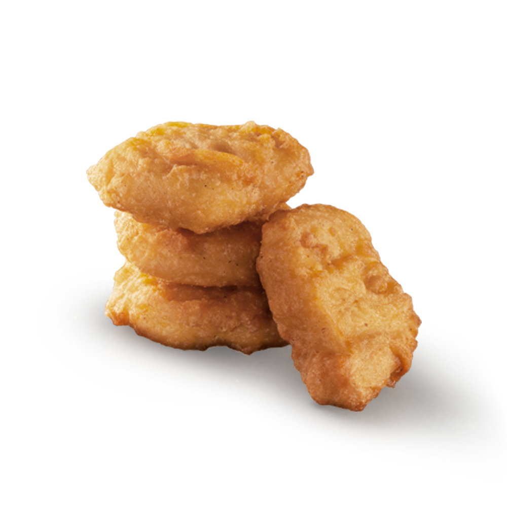 Crocantes, leves e deliciosos. Os frangos empanados mais irresistíveis do McDonald’s. Composto por 4 unidades
