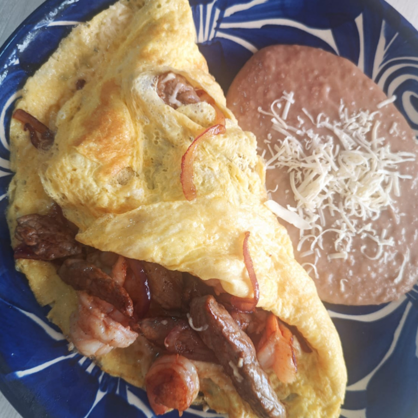 OMELETTE MAR Y TIERRA