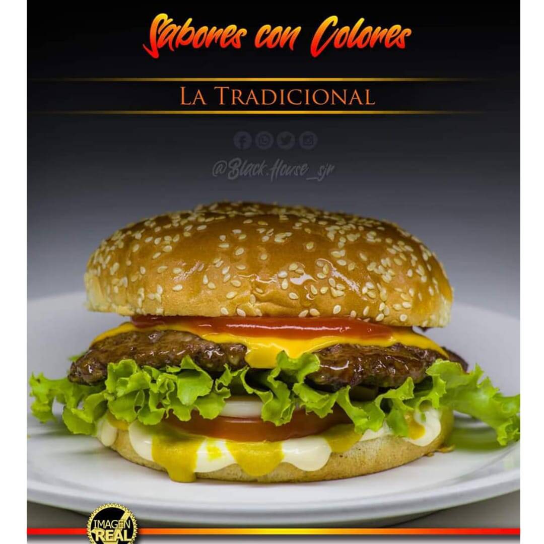Hamburguesa Clasica con papas