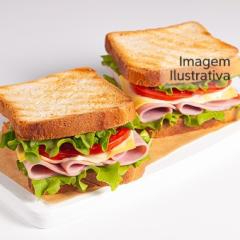 Pão Puma , Maionese, Alface , Tomate , Presunto , Mussarela