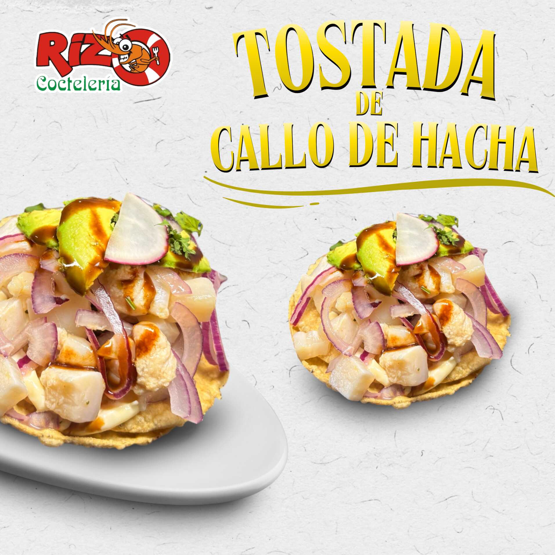 Tostada de Callo de Hacha